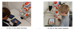 Child-robot spatial arrangement in a learning by teaching activity